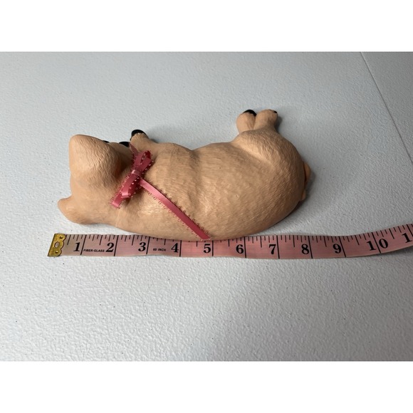 Vtg Ceramic Pig Pink With A Bow Kitchen House Decor Wall Hanging - Picture 9 of 10